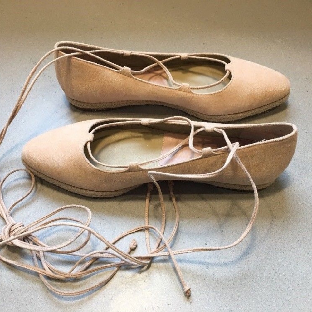 Michael Kors Cadence Suede Jute Ballet Flat - Picture 5 of 9